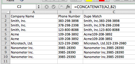 Excel Concatenate-1