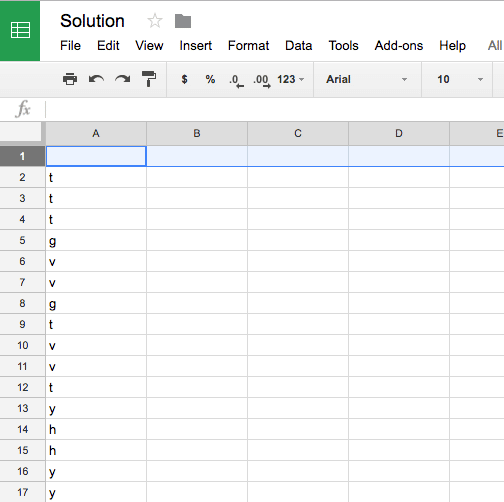 Alternate Row Color Based on Value Change in Google Sheets