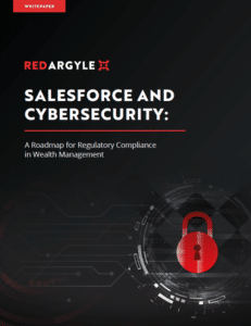 Cover of Red Argyle's resource: Salesforce and Cybersecurity