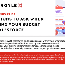 Red Argyle Resource cover: Questions to Ask When Building your Budget for Salesforce